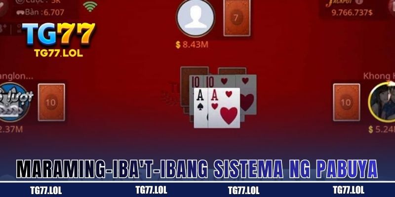 Iba't ibang klase ng rewards at bonus sa Pusoy Dos ng TG77